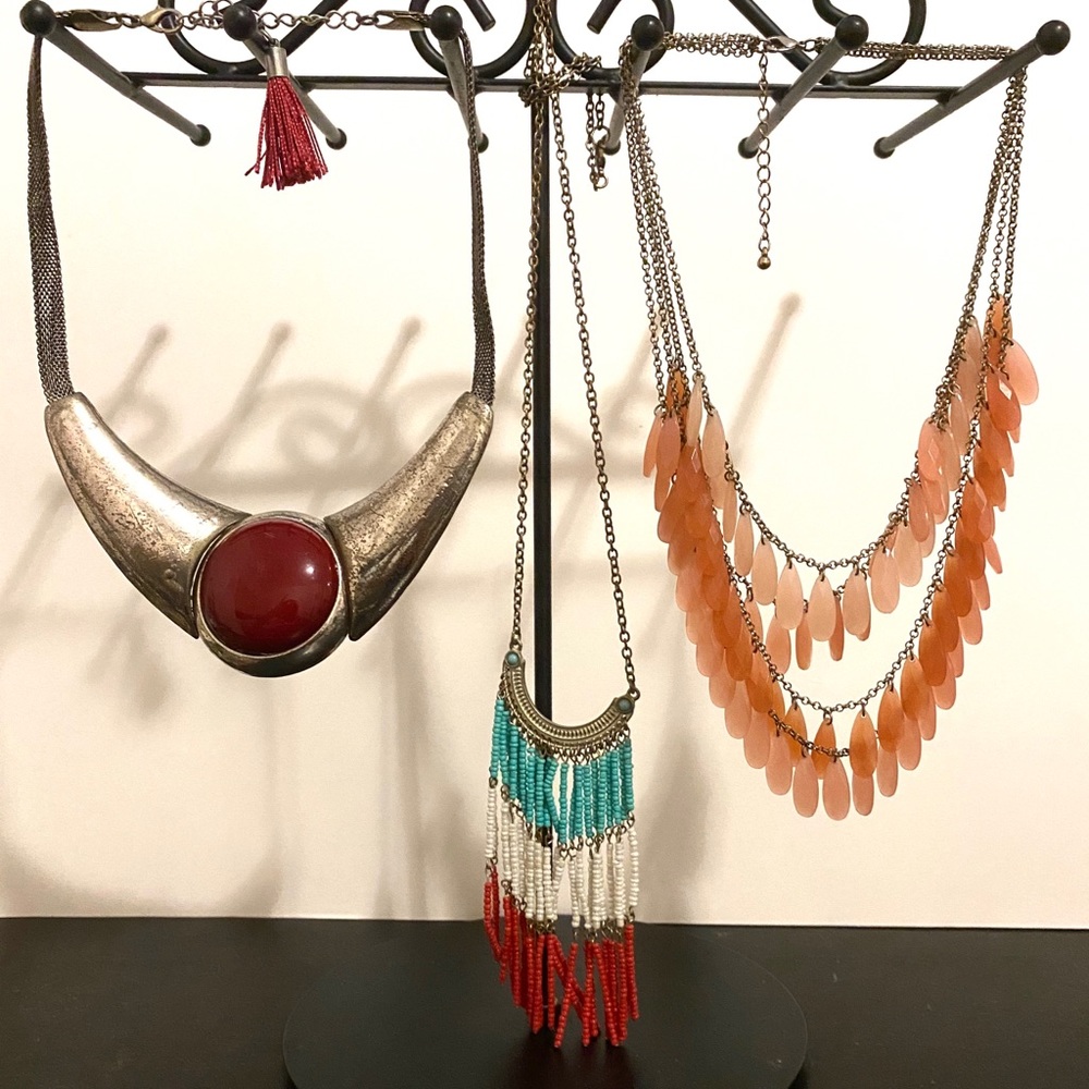 3 necklaces